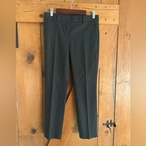 NWOT Ann Taylor Textured Polka Dot Black Dress Pants Sz 0